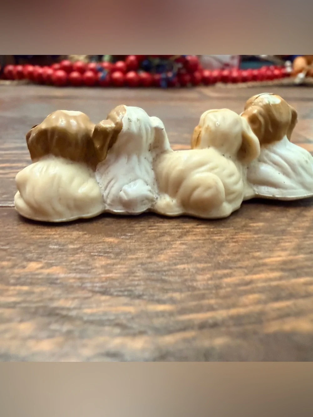 Fisher Price Loving Family Dollhouse Cocker Spaniel Dogs 4 In A Row Replacement
